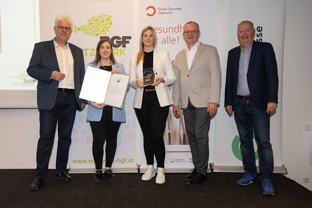 Betriebliche Gesundheitsförderung: Auszeichnung für Liebherr