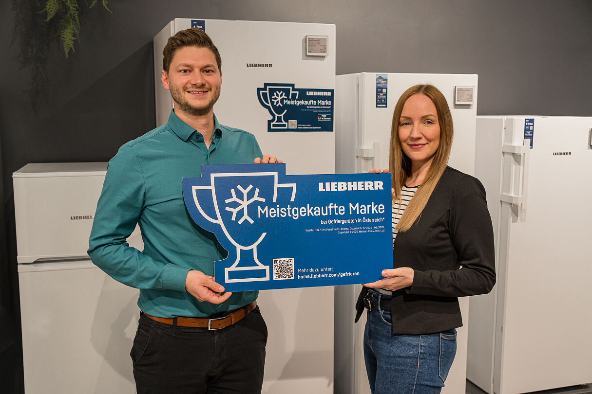 Liebherr ist meistgekaufte Marke bei Gefriergeräten in Österreich