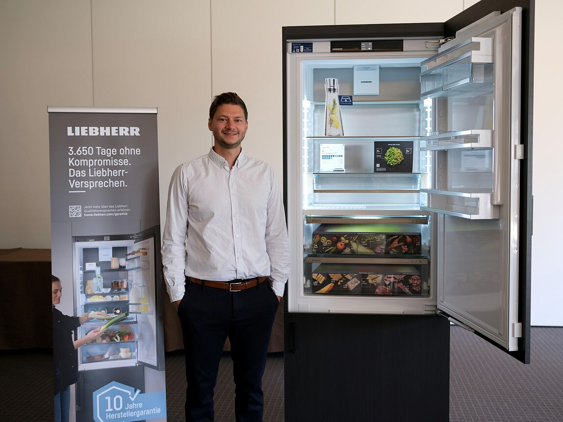 Lukas Steiner, Verkaufsleiter bei Liebherr-Hausgeräte in Österreich