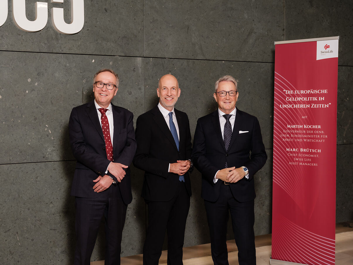 OeNB-Gouverneur Kocher zu Gast bei Swiss Life Select Österreich