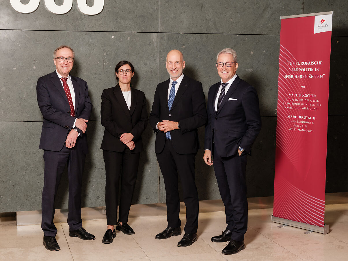 OeNB-Gouverneur Kocher zu Gast bei Swiss Life Select Österreich
