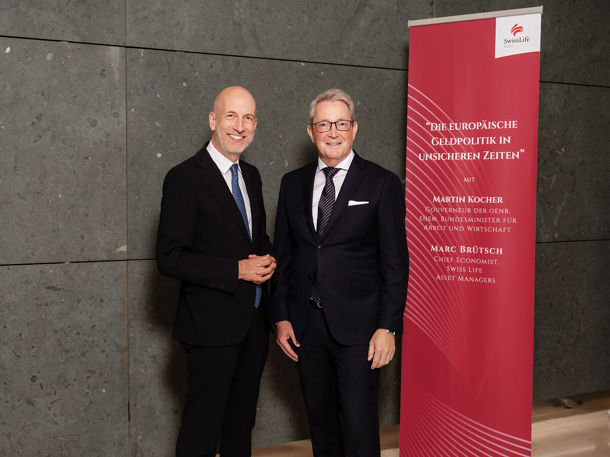 OeNB-Gouverneur Kocher zu Gast bei Swiss Life Select Österreich
