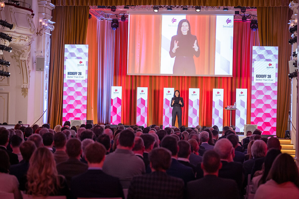 Keynote von Mirna Jukić-Berger beim Swiss Life Select Neujahrsauftakt 2026
